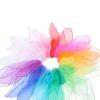 Andux 12Pcs Colorfast Dance Scarves Square Scarf Movement Juggling Play Scarves for Kindergarten Children 24 by 24 Inches WDSJ-02 (Light Pink) view 2