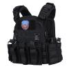 MGFLASHFORCE Tactical Vest Molle Airsoft Vest for Men (Black) view 1