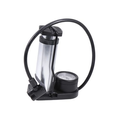 Mini Foot Pump Inflator for Bike Tire High-Pressure Floor Pump Barometer Universal USA and French Valves Lightweight and Portable