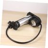 Mini Foot Pump Inflator for Bike Tire High-Pressure Floor Pump Barometer Universal USA and French Valves Lightweight and Portable view 3