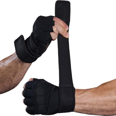Foclassic Anti-Slip Weight Lifting Gloves for Men & Women  Breathable Gym Gloves with 5mm Gel Padding & Wrist Support for Crossfit/Powerlifting (S-XL)