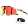KAPVOE Polarized Cycling Glasses for Men Women Mountain Bike Sunglasses MTB Glasses TR90 Sport Sunglasses UV400 Protection Biking Bicycle Riding Running Triathlon Baseball Golf Cycle Goggles Red view 1