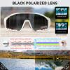 KAPVOE Polarized Cycling Glasses for Men Women Mountain Bike Sunglasses MTB Glasses TR90 Sport Sunglasses UV400 Protection Biking Bicycle Riding Running Triathlon Baseball Golf Cycle Red view 3