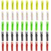ZSHJGJR 50 Pack Archery Arrow Nock ID 6.2mm/.244" Plastic Insert Arrow Nocks Tail for DIY Hunting Shooting Arrows (Multi-Color-2) view 1