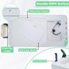 Dragosum Outdoor Sink Fish Cleaning Table Portable Camping Table with Faucet Hose Hook Up Grid Rack, Fish Fillet Camping Sink Table, Fish Cleaning Kit for Picnic Beach Patio view 4