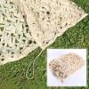 Jolan Beige Reinforced Camouflage Netting 2m 3m 4m 5m 6m 7m 8m 9m,Pergola Shade Net,Military Camouflage Net,Camo Netting for Hunting,Car Cover,Decoration,Light Sunscreen Net,Beige-39m(9.8 * 29.5ft) view 1