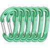 PANDENGZHE 6pcs Small Carabiner Clips, 9KN (2023lbs) Heavy Duty, Lightweight Carabiner for Camping, Hiking, Keychain, Gym, Dog Leash (Green) view 1