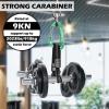 PANDENGZHE 6pcs Small Carabiner Clips, 9KN (2023lbs) Heavy Duty, Lightweight Carabiner for Camping, Hiking, Keychain, Gym, Dog Leash (Green) view 3