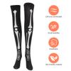 ABOOFAN 1 Set Long Accessory Knee Stockings Cosplay for Thigh Full Stylish Pattern Fashion and Party Costume High Skeleton Socks Gras Mardi Finger Halloween Bones Gloves view 4