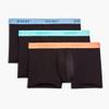 2(X)IST 3-Pack Essential No-Show Trunk Black Aruba Blue/Black Blue Bell/Black Peach Pie XL view 1
