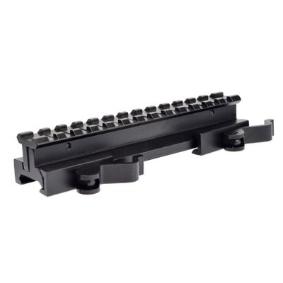 HAIYANG Adjusterable Optics Mounts Picatinny Riser Mount, 13 Slots QD Adjustable Height Riser Mount for Red Dot Sight Scopes and Optics