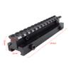HAIYANG Adjusterable Optics Mounts Picatinny Riser Mount, 13 Slots QD Adjustable Height Riser Mount for Red Dot Sight Scopes and Optics view 2