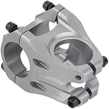 ZECHAO Bike Stem,Aluminum Alloy Speed Drop Handle Tate Mountain Bike Full CNC Hollow High Strength Short Stem Bike Accessories Bike Stem (Color : Titanium, Size : 31.8mm)