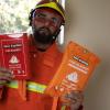 SecuCaptain Emergency Fire Blanket for Home and Kitchen - 40"x40" Flame Suppression Fiberglass Fire Blankets for House Camping Car Office Warehouse Survival Safety view 4