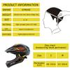 ONTYZZ Kids Bicycle Helmet Kids Adjustable Safety Full Face Helmet Lightweight Toddler Mountain Full Bike Helmet for Skating Cycling Scooter for Youth Child Boys Girls Ages Red-Yellow/M view 2