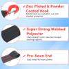 Boat Winch Strap with Hook,Boat Trailer Winch Strap 2 inch x 20 Foot, Great for Truck, Jet Ski and Car Trailers Towing and Heavy Duty Equipment (Black) view 4