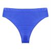 Daenrui Men's Shiny Elastic Waistband Underwear Swim Briefs Bikini Briefs Thong Swimsuit Swimwear Blue Large view 4