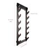 GUIIYLGG Sword Holder Katana Wall Mount - 6 Tier Samurai Sword Display Rack Wand Wakizashi Tanto Wall Hanger Sword Rack Sword Stand Display view 2