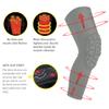 SZKANI Knee Pads Compression Leg Sleeve Knee Sleeve for All Sports Wrestling Protector Gear, Youth & Adult Sizes, 1 Pair of Knee Paded(Grey_S_2 Packs) view 4