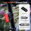 RAVEMEN TR500 500 Lumens Bike Tail Light for Daytime Night Riding, Brake Sensing Bike Rear Light with Side Visibility, 6 Light Modes, USB C Rechargeable Fit Round/Aero Seat Posts view 4