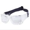 WIRUN Professional Sports Goggles Dribbling Protective Safety Eyewear Basketball Glasses for Adult Men Youth with Adjustable (Transparent White) view 1