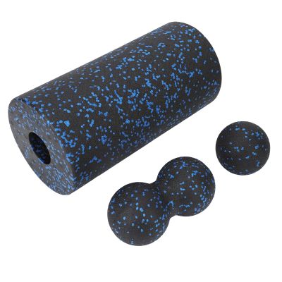 Foam Roller, 3 in 1 Foam Roller Set for Back Pain Relief, Exercise Yoga Physical Therapy, Deeply Massage Professional Fit Body Curve Peanut Ball for Sport