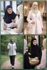 ihvan online, Womens Ready-to-Wear Instant Hijab with Matching Bonnet  Soft Breathable Modal One-Piece Headscarf, Full Coverage Stretch Hijab for Daily Wear, Prayer & Travel, Khaki view 3