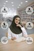 ihvan online, Womens Ready-to-Wear Instant Hijab with Matching Bonnet  Soft Breathable Modal One-Piece Headscarf, Full Coverage Stretch Hijab for Daily Wear, Prayer & Travel, Khaki view 4