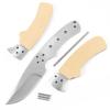 EZSMITH Knife Making Kit - Western Skinner - DIY Fixed Blade - (Blade Blank & Pinstock w/Yellowheart Pre-machined Handle Scales) - (USA Design) - (by KnifeKits) view 1
