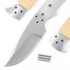 EZSMITH Knife Making Kit - Western Skinner - DIY Fixed Blade - (Blade Blank & Pinstock w/Yellowheart Pre-machined Handle Scales) - (USA Design) - (by KnifeKits) view 2