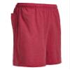 Expert Brand USA-Made Men's Heather Performance Shorts with Pockets, Dark Heather Red, Medium view 1