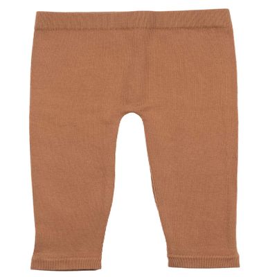 Silky Toes Baby Leggings, Toddler Seamless Soft Cotton Knit Pants for Girls and Boys (Luggage 18-24)