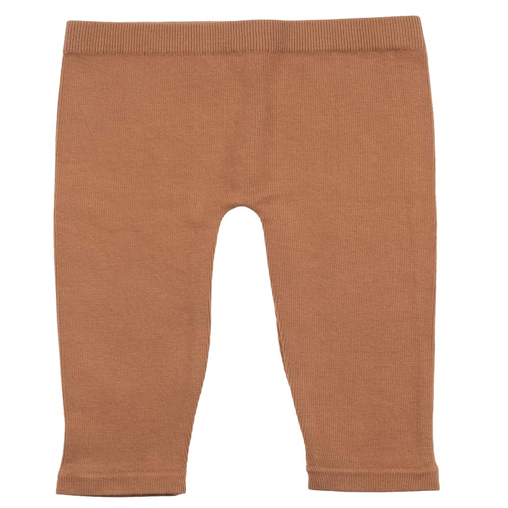 Silky Toes Baby Leggings, Toddler Seamless Soft Cotton Knit Pants for Girls and Boys (Luggage 18-24)