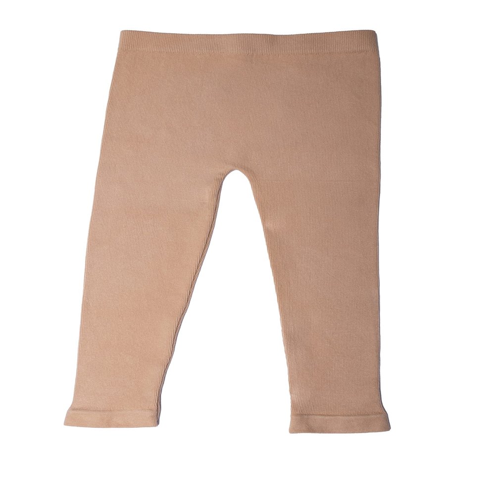 Silky Toes Baby Leggings, Toddler Seamless Soft Cotton Knit Pants for Girls and Boys (Warm Taupe 18-24)