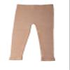 Silky Toes Baby Leggings, Toddler Seamless Soft Cotton Knit Pants for Girls and Boys (Warm Taupe 18-24) view 1
