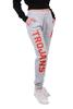 Ultra Game NCAA Women's Jogger Pants Active Logo Fleece Sweatpants, USC Trojan, Heather Gray, X-Large view 3