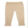 Silky Toes Baby Leggings, Toddler Seamless Soft Cotton Knit Pants for Girls and Boys (Oatmeal 18-24) view 1