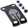 [2 Pack] Monoblock Gear Belt Clips - (w/Spartan Helmet Engraving) - (w/Hardware) - (1.50in Belts) - Inside-The-Waistband/IWB Holster Mounting Attachment view 2