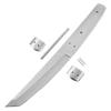 EZSMITH Sensei Knife Kit - DIY Fixed Blade Knife - (Blade Blank, SS Bolsters & Pinstock Only) - (No Handles) - (USA Design) - (Gift Boxed) - (by KnifeKits) view 1