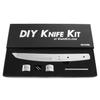 EZSMITH Sensei Knife Kit - DIY Fixed Blade Knife - (Blade Blank, SS Bolsters & Pinstock Only) - (No Handles) - (USA Design) - (Gift Boxed) - (by KnifeKits) view 2