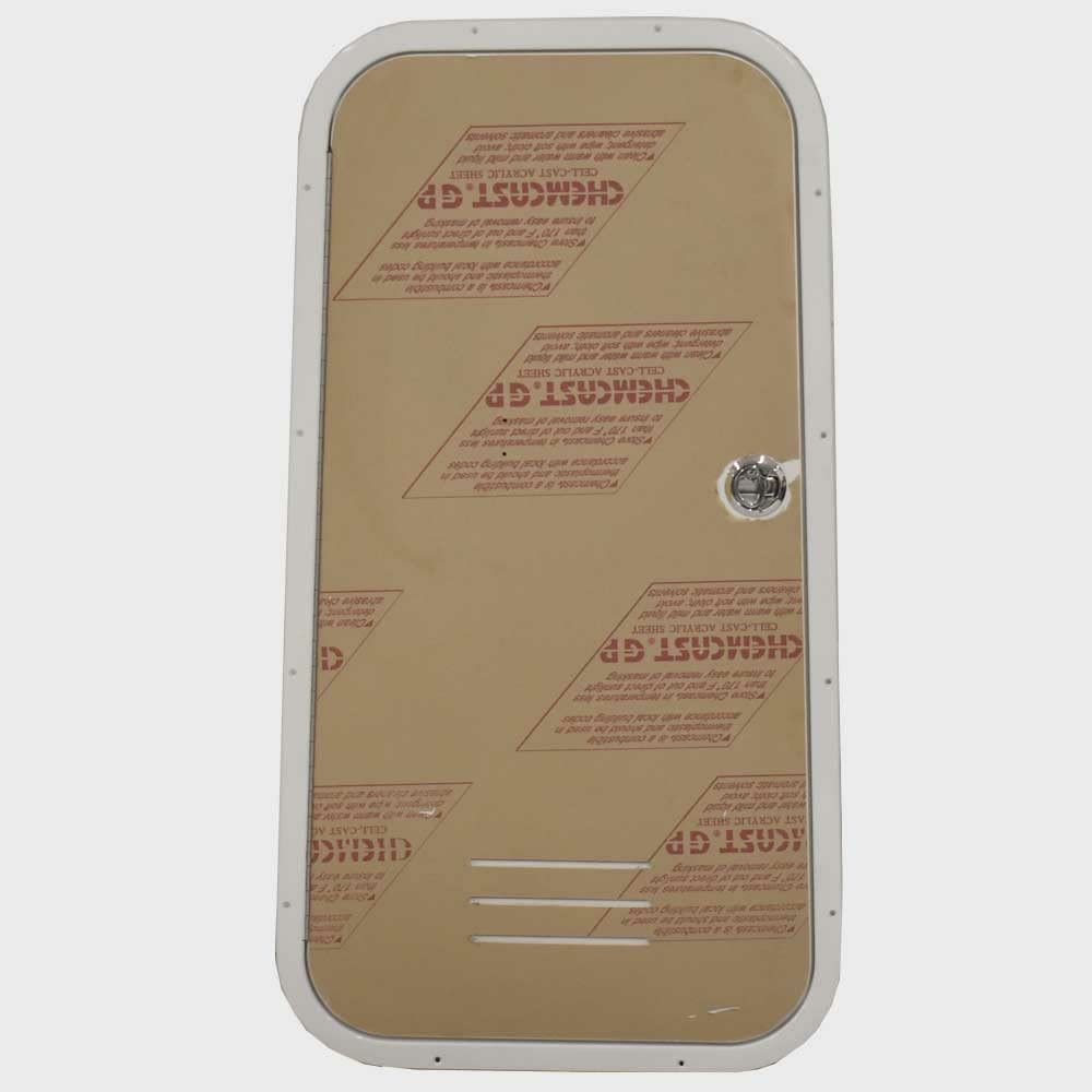 Robalo Boat Console Door 31-13335 | R300 Off White 41 1/2 Inch Acrylic