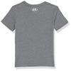 Under Armour Boys' Short Sleeve Logo Graphic T-Shirt, Lightweight & Breathable, Relaxed Fit, Pitch Gray Blaze, 4 view 2