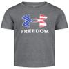 Under Armour Boys' Short Sleeve Core Graphic T-Shirt, Lightweight & Breathable, Relaxed Fit, Gray Freedom, 4 view 1