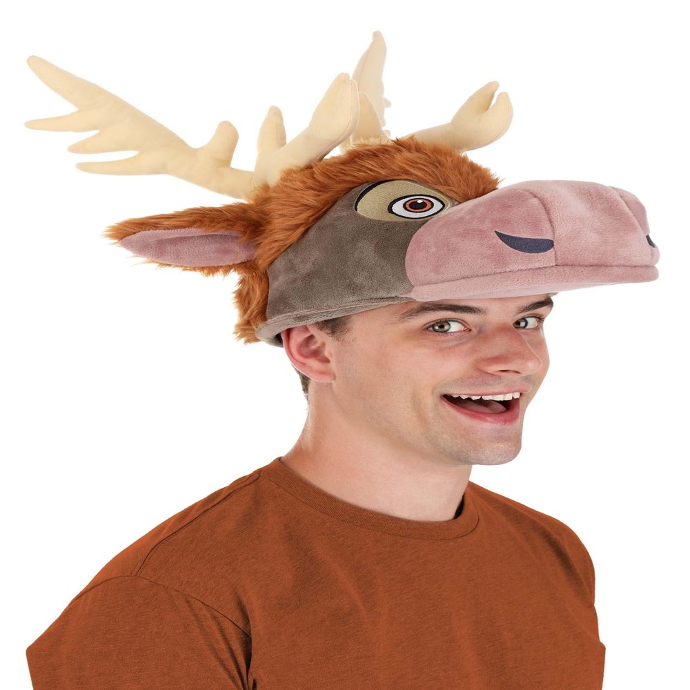 Disney Frozen Sven Plush Hat with Bendable Antlers and Adjustable Fit, Officially Licensed