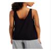 Ideology Womens Black Stretch Sleeveless V Neck Active Wear Tank Top XS view 2