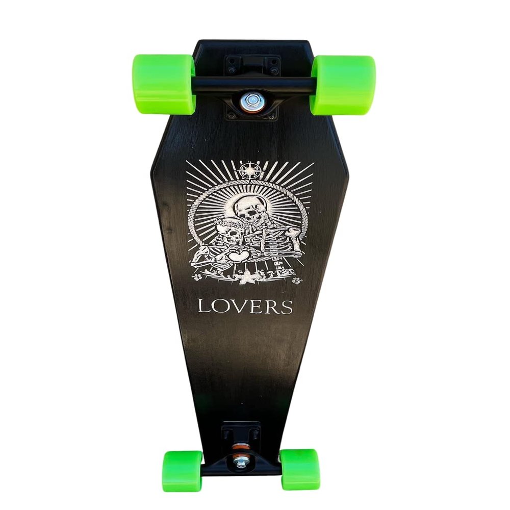 Coffin Lovers Tarot Skateboard | Longboard | 30x9 | Coffin Croozer