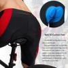 Bike Shorts for Men 3D Padded Bicycle Cycling Underwear Road Biking Biker Mountain Riding Cycle UPF 50+ Shorts Zipper Pockets?Black/Red 3X-Large view 4