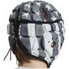 COOLOMG Soft Shell Flag Football Helmet 7v7 Rugby Helmet Scrum Cap Soccer Padded Headgear Adjustable Head Protector for Youth Kids Adults (Gray, Small) view 2