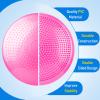 Leitee 3 Pcs Inflated Wobble Cushion Exercise Wiggle Seat for Sensory Flexible Seating Wobble Board Balance Disc Sensory Wiggle Seat Pad for Office Chair with Air Pump(Blue, Purple, Rose Red) view 3