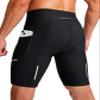 Bike Shorts for Men 3D Padded Bicycle Cycling Underwear Road Biking Biker Mountain Riding Cycle UPF 50+ Shorts Zipper Pockets?Black 3X-Large view 1